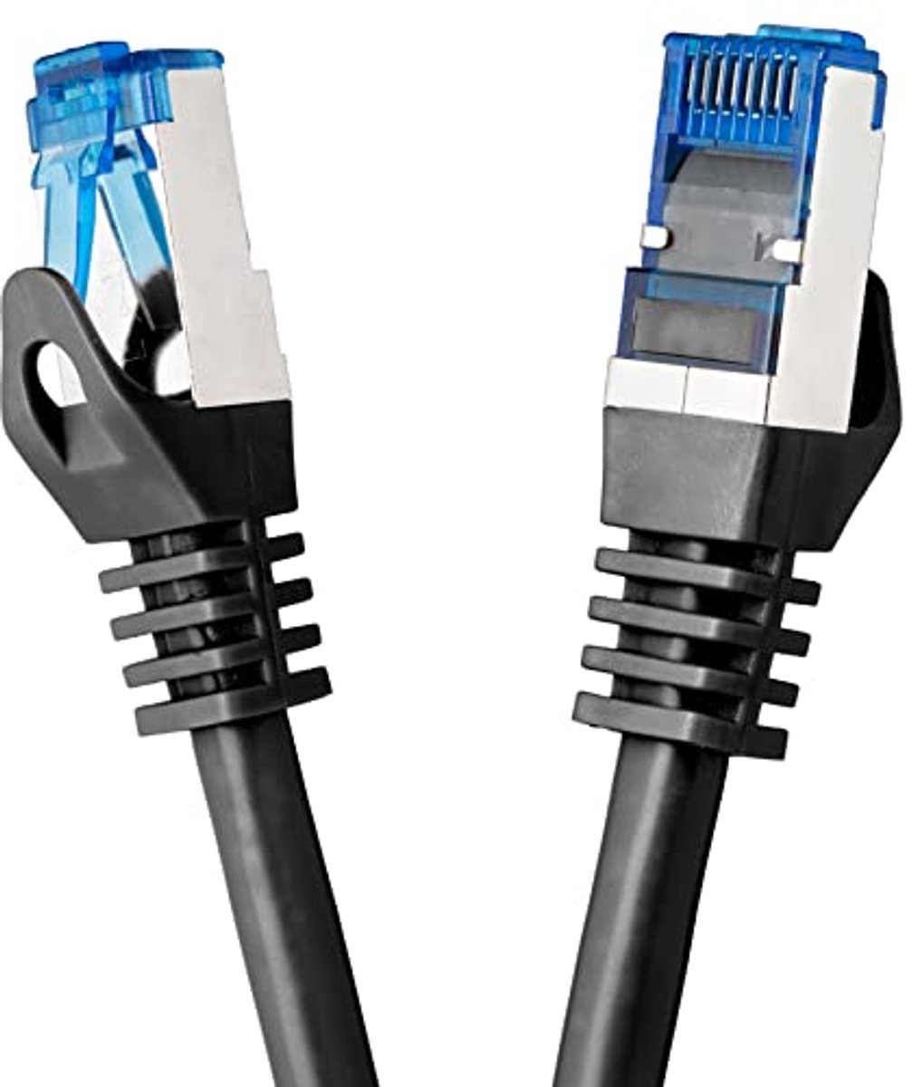 Image of 2m CAT.7 Netwerkkabel - Gigabit Patch DSL LAN Ethernet kabel