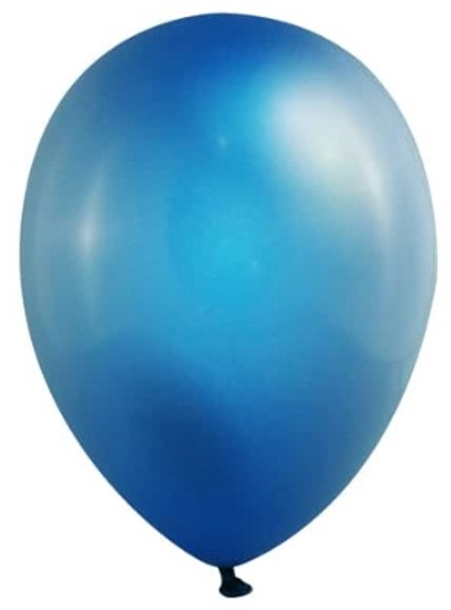 Daily Style – Mini Metallic Ballonnen – Donkerblauw – 11 cm – 20 stuks – Feestdecoratie
