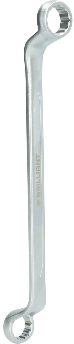 BRILLIANT TOOLS Dubbele ringsleutel offset 16 x 17 mm - BT012905