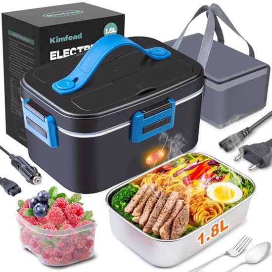 6. KIMFEAD lunch box elettrico da 1,8 L