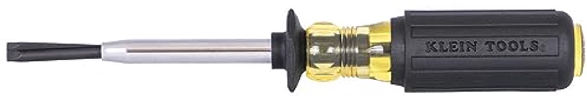 Sleufschroevendraaier 3/16-Inch - Positieve Grijpactie en Kussen Grip Handvat