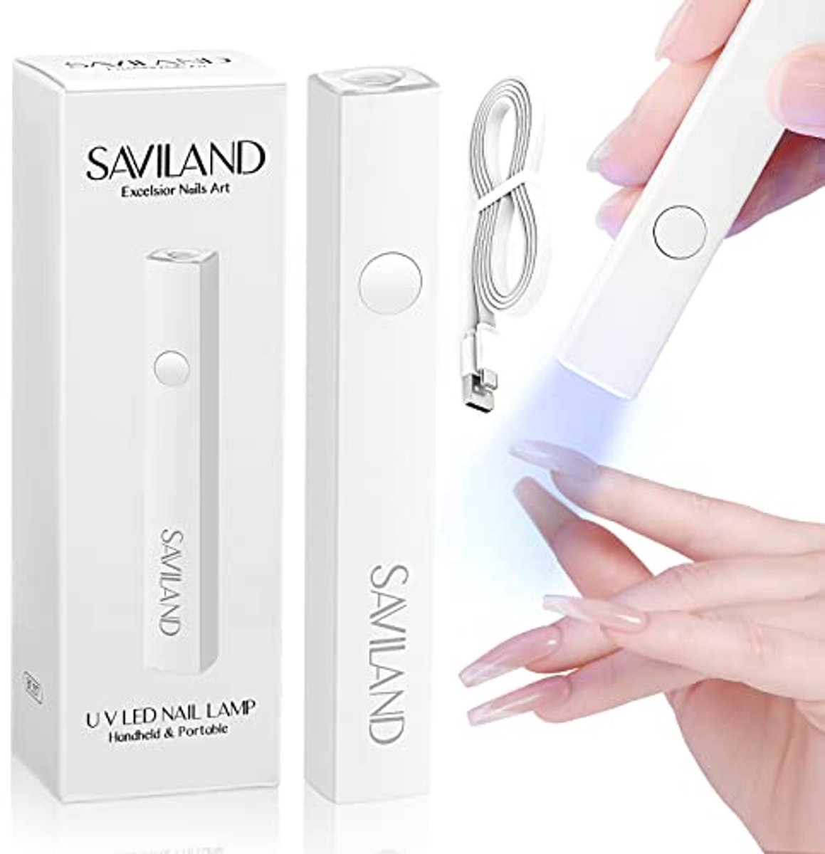 Mini UV LED Nagellamp 3W - Draagbare Lamp voor Gel Nagellak en Nageldecoraties