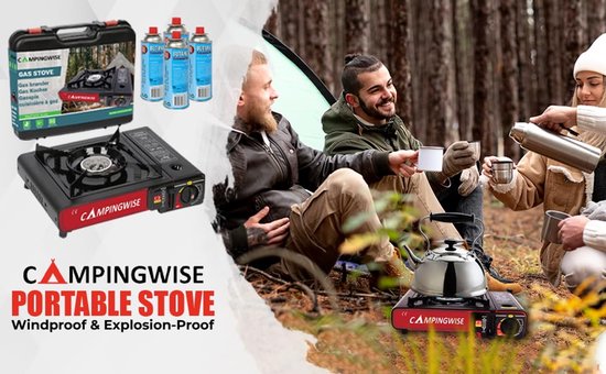 Draagbaar Gasfornuis voor Camping met Grillplaat, 1 Pit en Draagtas van Cadac — afbeelding 3