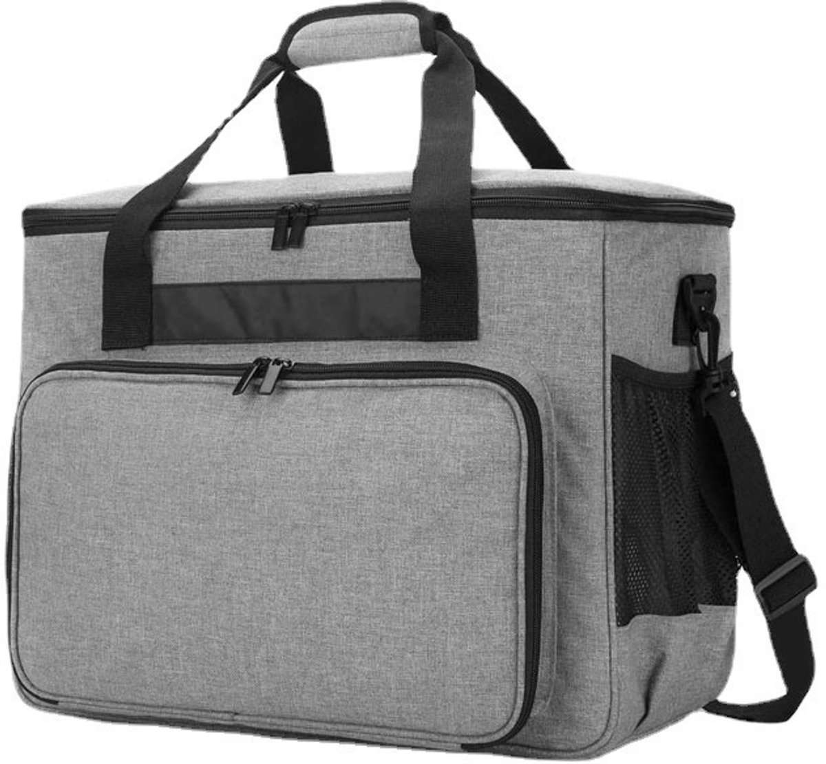 Naaimachinetas - Oxfordstof - Organizer voor accessoires en gereedschap - Draagtas voor op reis - Grijs