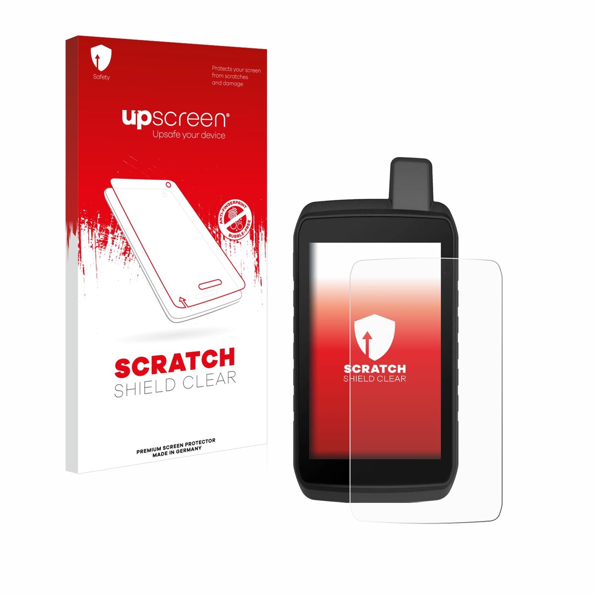 upscreen - Screenprotector voor Garmin Montana 710 - Folie Beschermfolie transparant