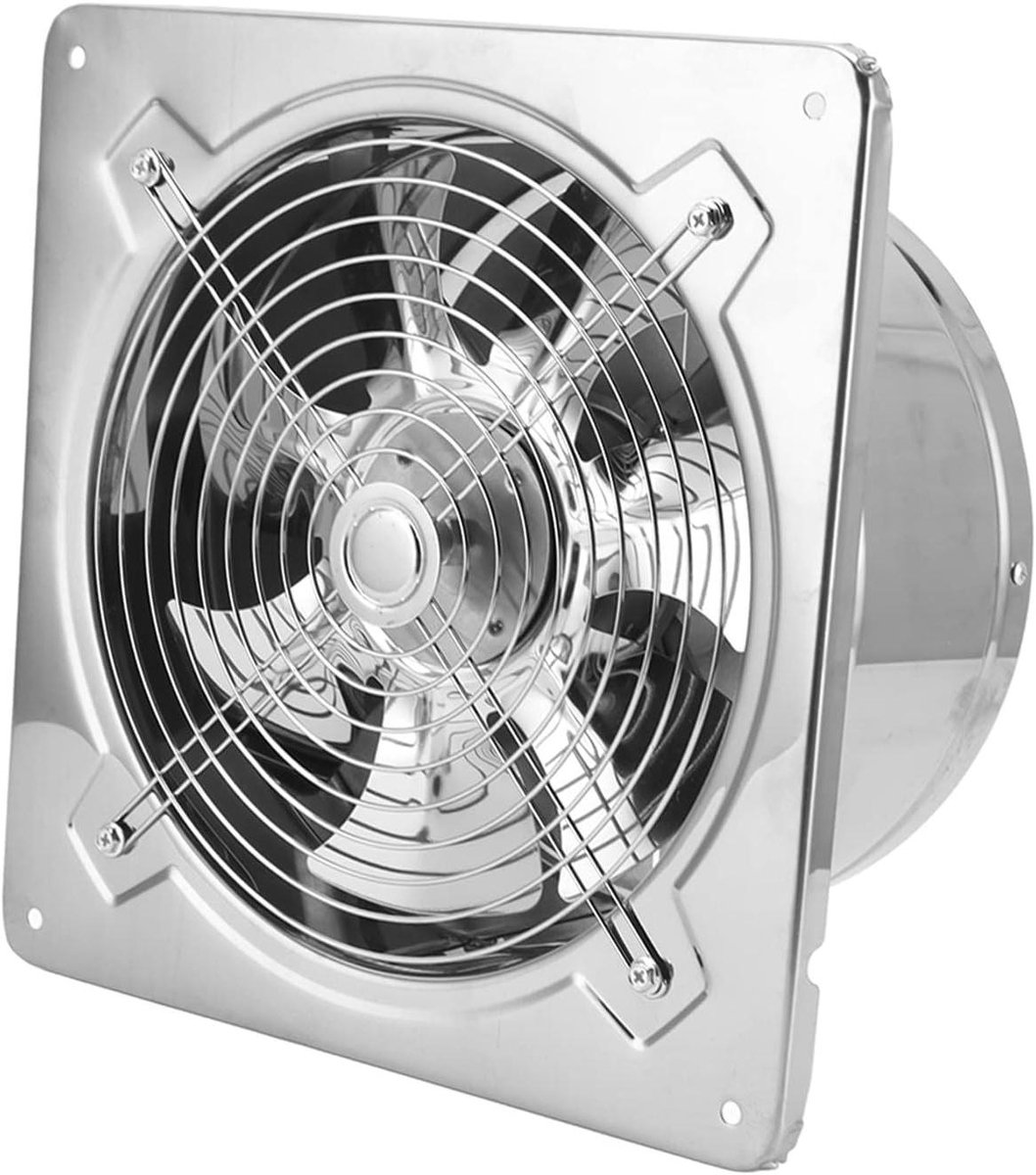 Afzuigventilator Badkamer - Wandventilator Uitlaat - Luchtkwaliteit Verbeteren - Dubbele K