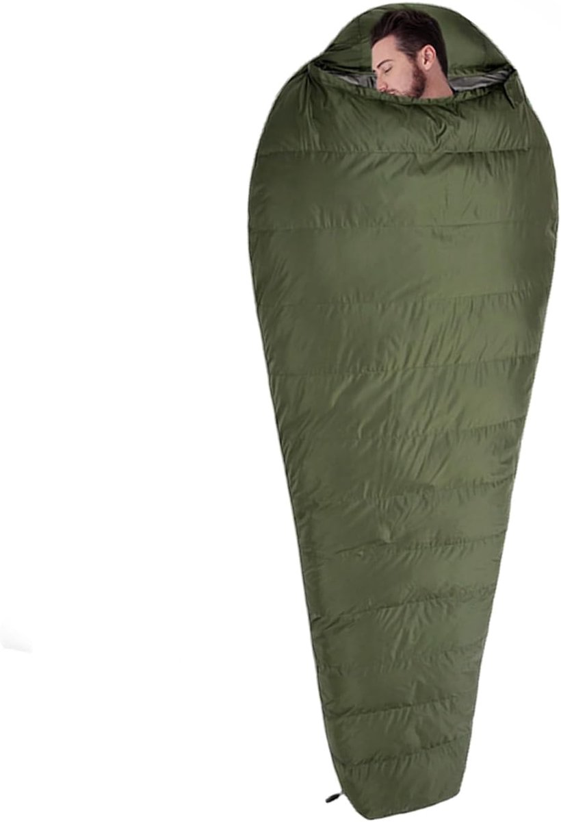 Winterslaapzak Donsslaapzak - Kampeertas Volwassenen - Buiten Kamperen - Waterdichte Stof - 210 cm - Niet Gespecificeerd