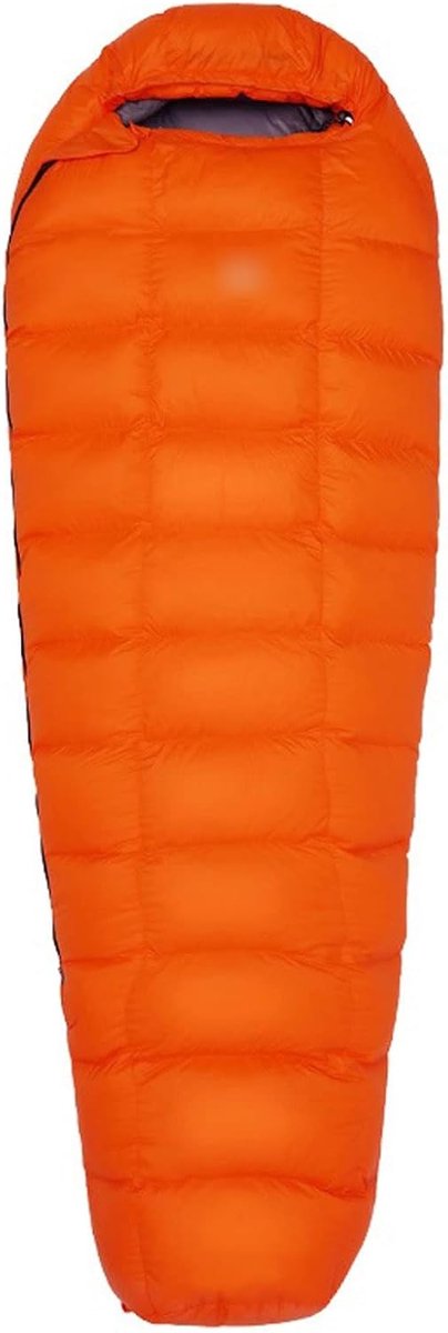 Slaapzak Dons - Kampeerzak Outdoor - Buiten Slapen - Waterdicht Ontwerp - One Size - Geel