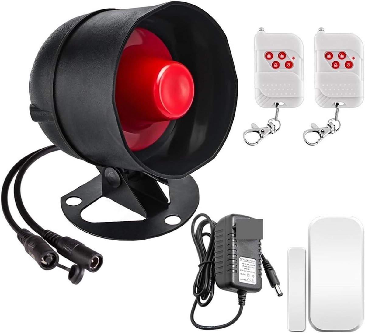 Draadloos Alarmsysteem - WIFI Beveiliging - Huis Beveiligen - Tot 50 Zones - 12mm x 10.2mm - Wit