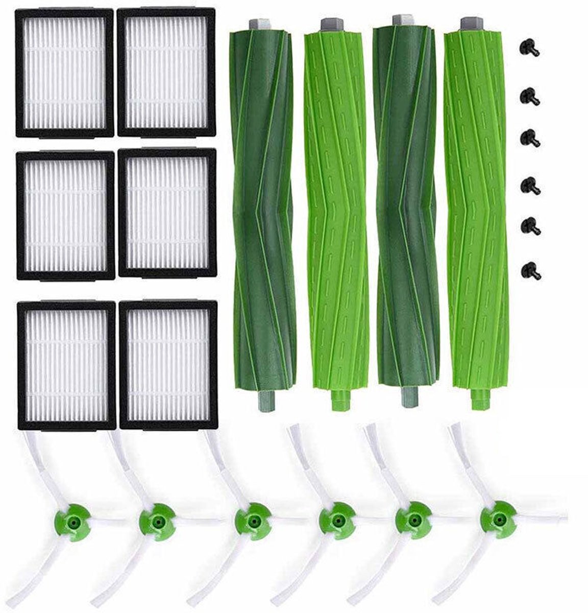 Vervangende borstelkoppen voor iRobot Roomba i7 i7+ i3 i3+ i4 j7 E5 E6 E7