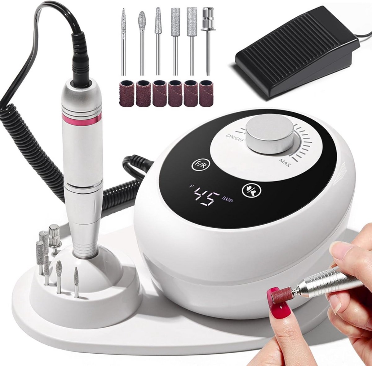 Nagelvijl elektrische- Nagelfrees - Manicure & pedicure - Manicureset