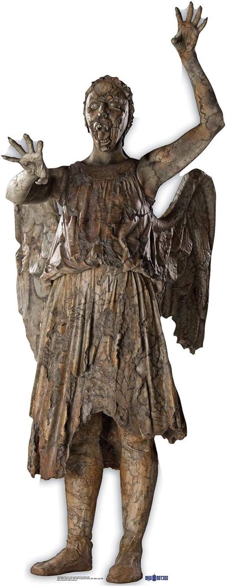 Star Cutouts kartonnen display van Weeping Angel Attacking