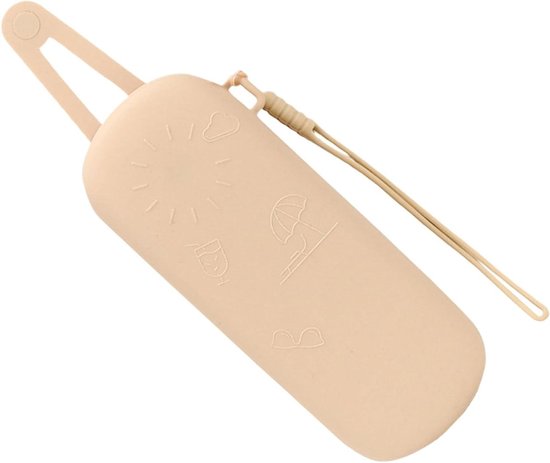 Zonnebril Etui - Brillenhoes Opbergtas - Reizen Outdoor - Magnetische Sluiting - 7x3x18cm - Lichtgroen — afbeelding 2