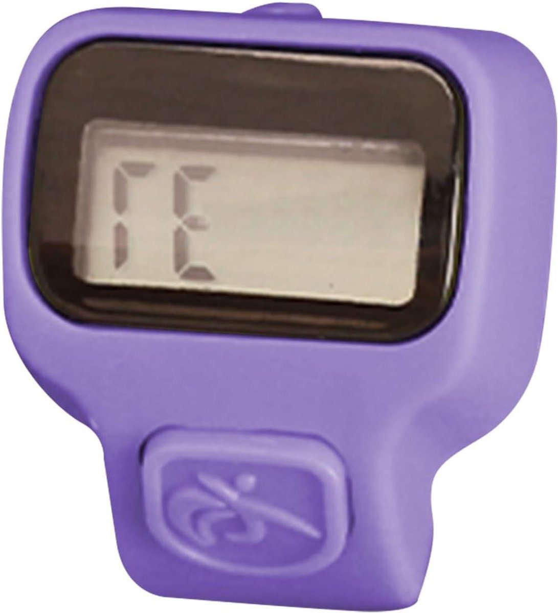 Elektronische Vingerteller - Digitale Clicker - Activiteiten Tellen - Automatische Sluiting - 0-99999 Tellingen - Paars
