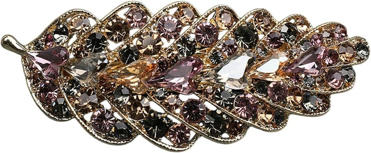 Haarklem Set - Grote Clips - Haar Stylen - Anti-slip Mouw - 2 Stuks - Goud