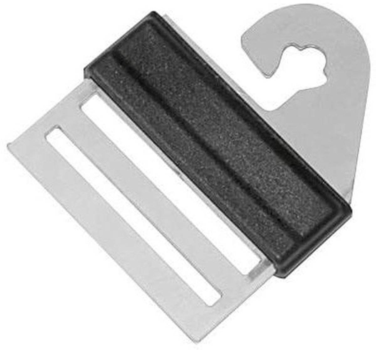 Poortverbinder - Hekband connector - Stalhekken verbinden - Gereedschapsloos monteren - Voor 40mm banden - Zilverkleurig