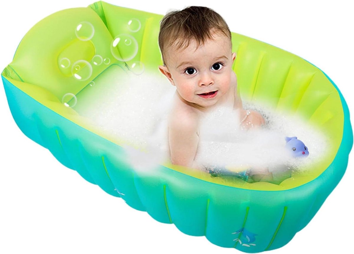 Opblaasbare babybadkuip - Peuterbadje draagbaar - 32.3 x 11 inch