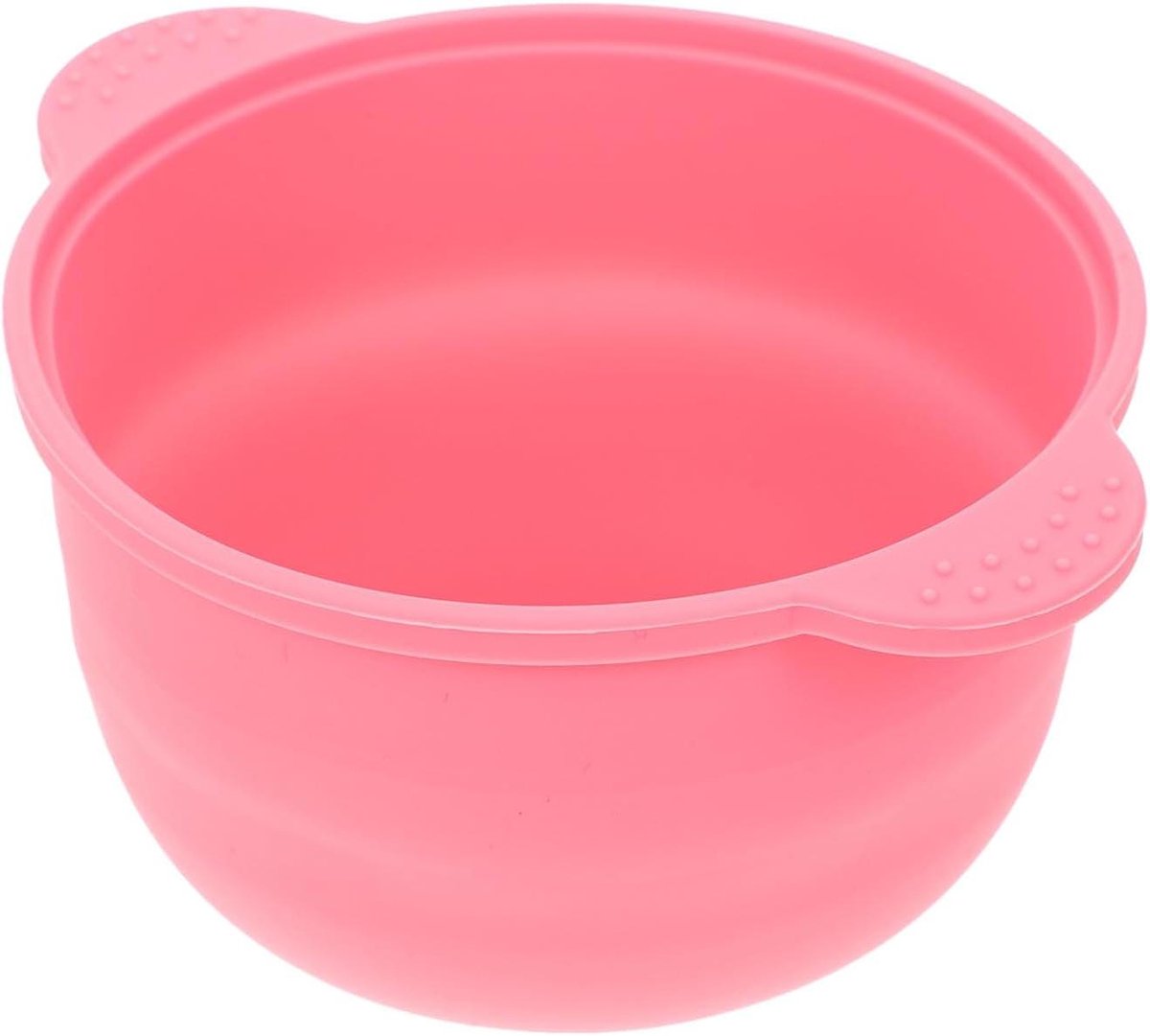 Siliconen Wax Kom - Hittebestendige Container - Ontharen Thuis - Antiaanbaklaag Oppervlak - 13 x 11 x 7 cm - Roze