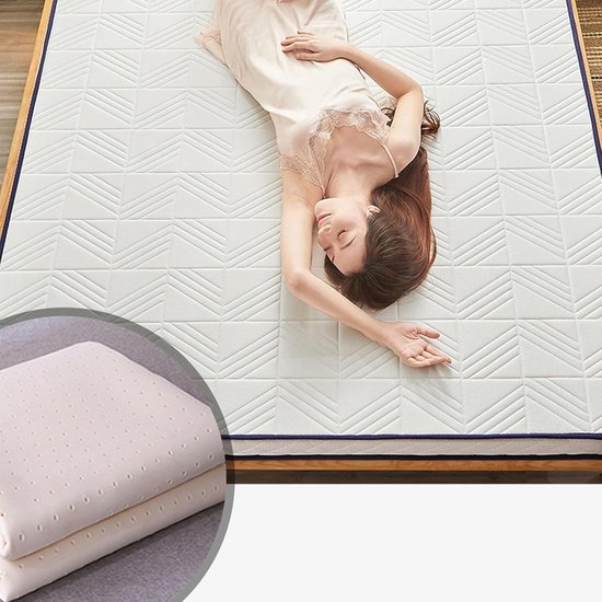 Japanse Vloermatras - Futon Matras - Comfortabel Slapen - Ergonomisch Ontwerp - 100 x 200 cm - A — afbeelding 5