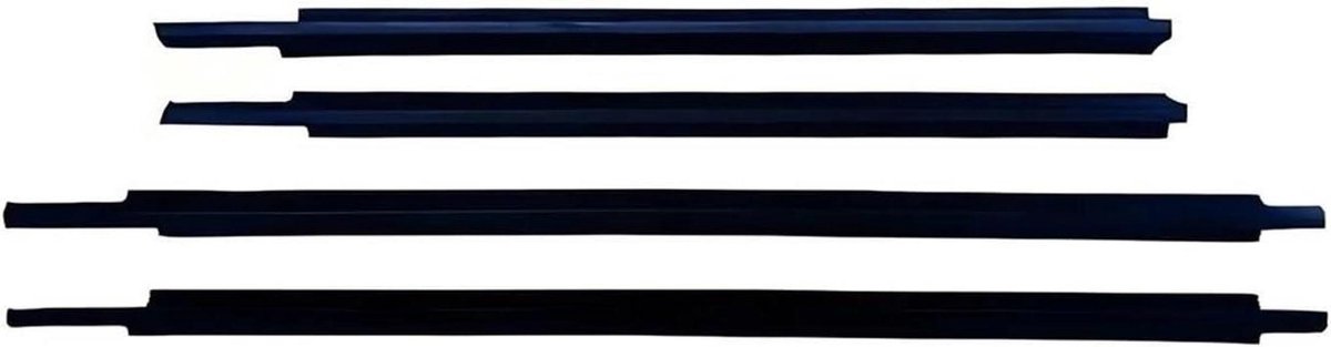 4 Stuks Afdichtingsrubber - Raamafdichting - Auto Beschermen - Duurzaam Rubber - 1 Set - Zwart