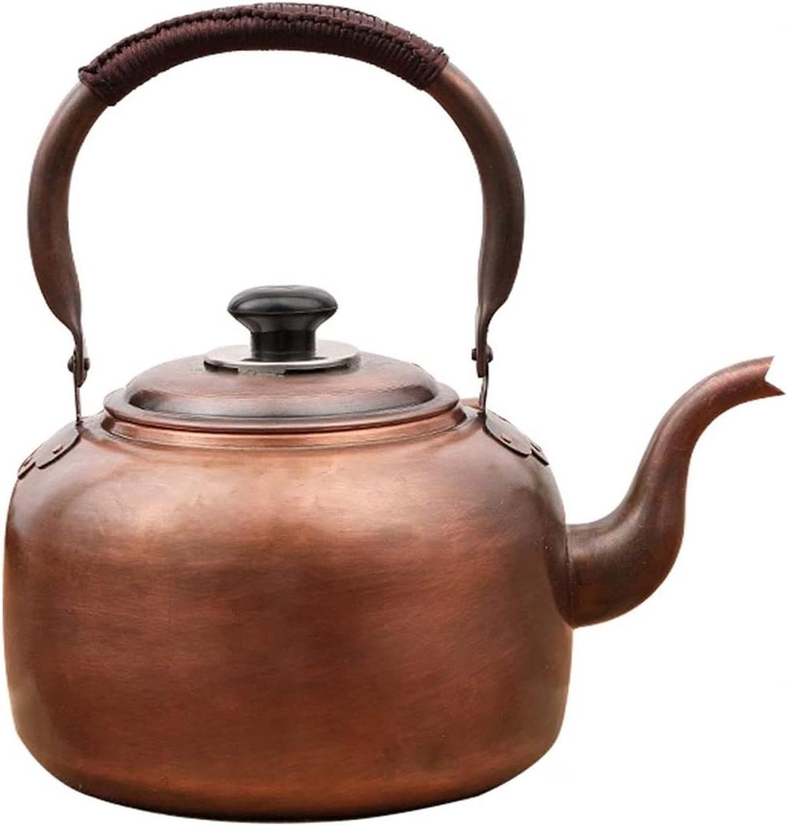Waterkoker Theemaker - Grote Ketel - Warme Dranken Maken - Ergonomisch Houten Handvat - 3 Liter - Licht Paars