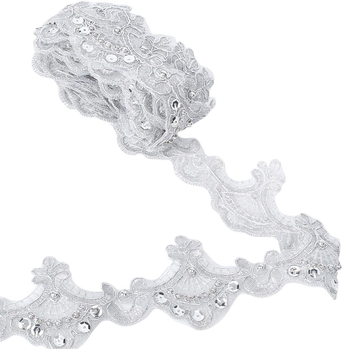 Cosensi - Zilver Venetië Kant voor Decoratie en Naaien