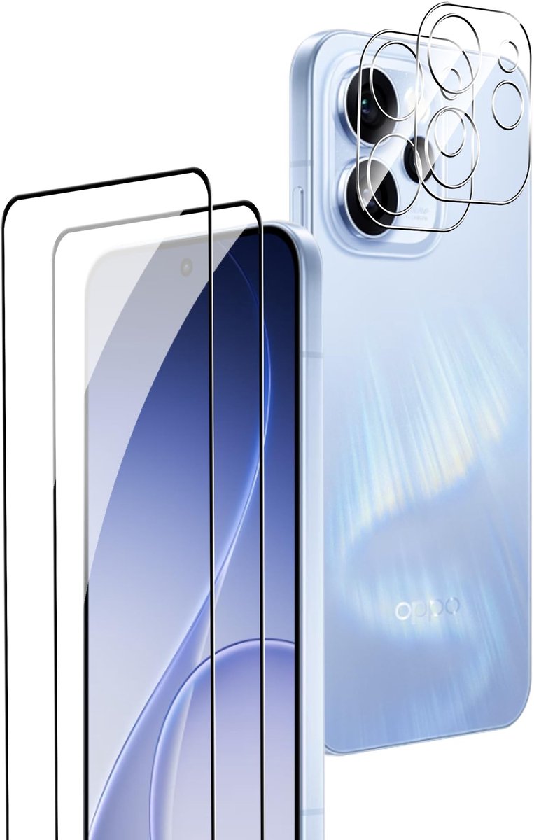 Cosensi - Dailygoods - Beschermfolie voor Oppo Reno 15 Pro 5G, 2 Stuks