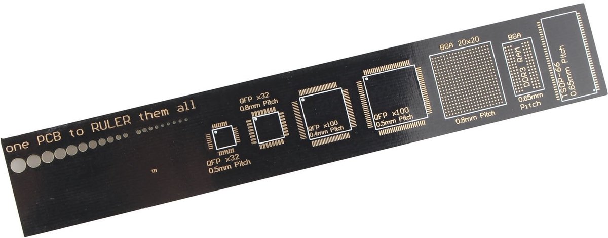 Dailygoods - Dailygoody - Multifunctionele Heerser - Elektronische Referentie - Compact Formaat - Meetgereedschap voor Engineers - Geschikt voor Arduino Fans