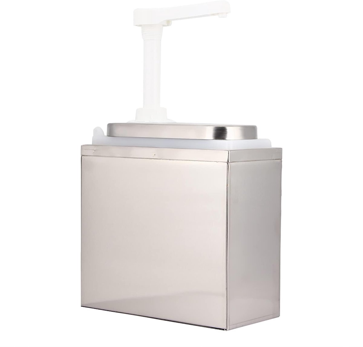 Dailygoods - Roestvrijstalen Sausdispenser met Pomp voor Keuken