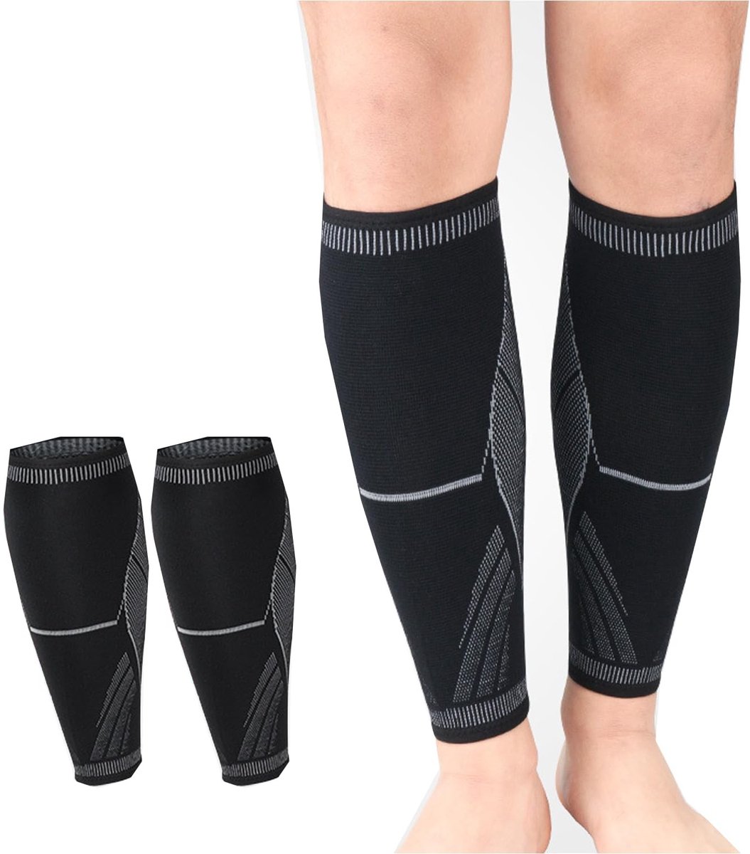 Dailygoods - Compressiemanchetten voor Kuiten, 2 Stuks