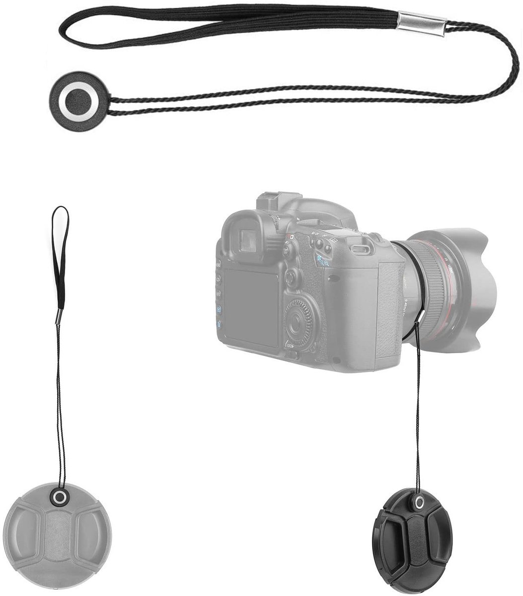 Dailygoods - Cosensi - Lens Cap Bandjes 6 Stuks voor Camera's