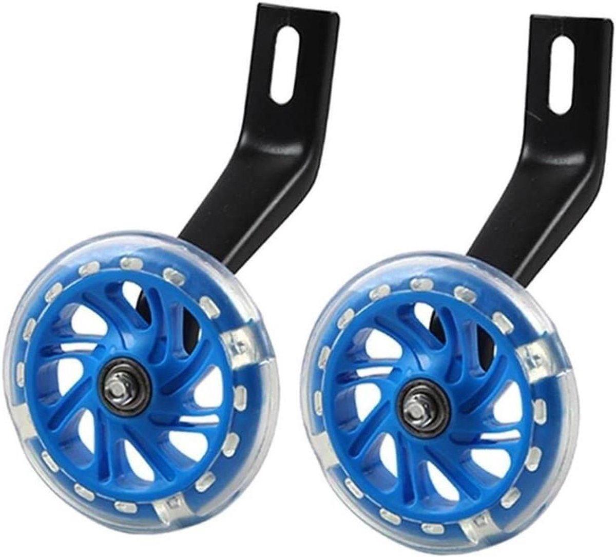 Hulpwielen Fiets - Stabilisatoren Set - Kind Leren Fietsen - Zonder Batterijen - 12 Inch - Meerdere Kleuren