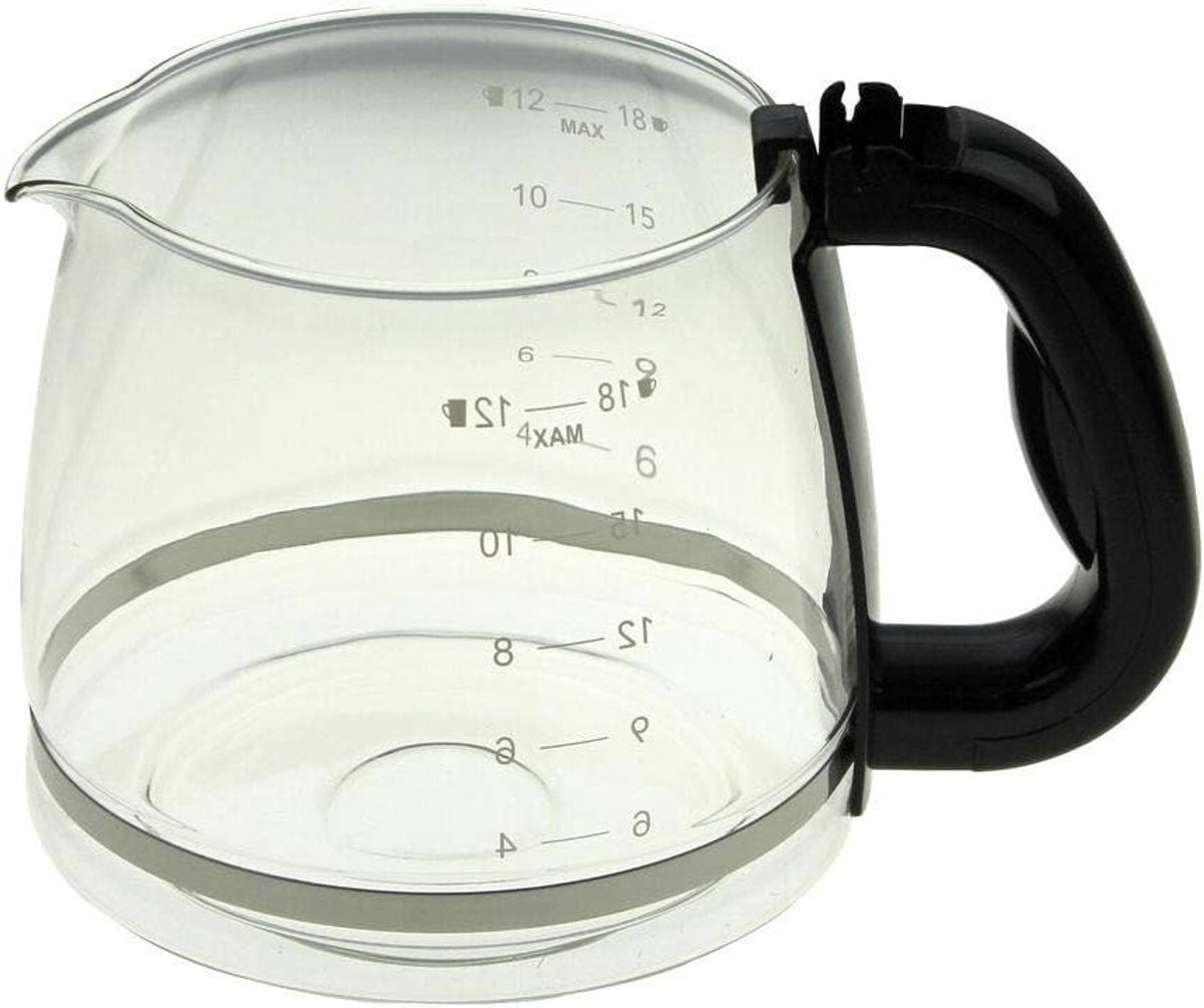 Koffiekan - Theekan - Koffie Zetten - 12 Koppen Capaciteit - 500 ml - Transparant