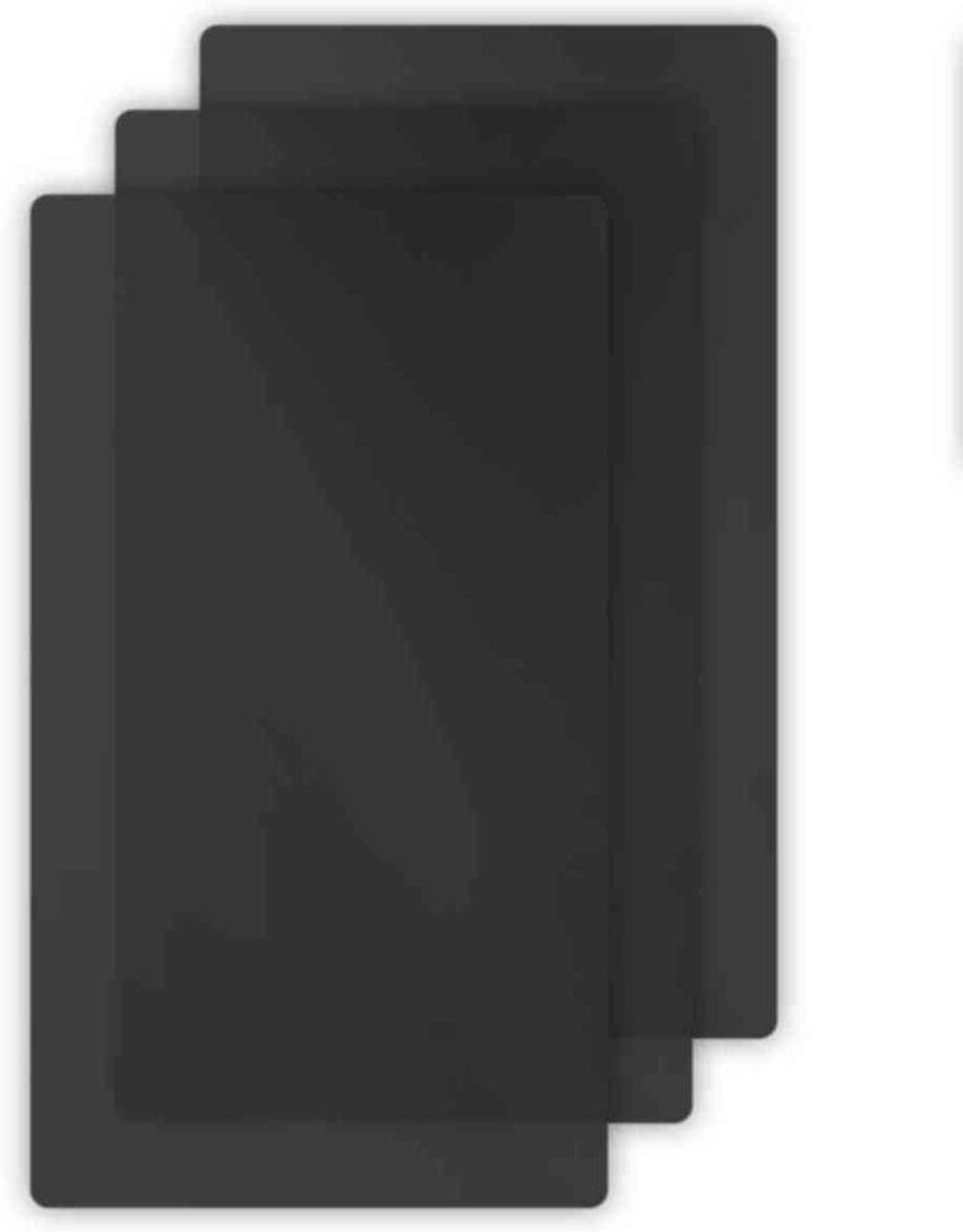 Screen Protector - Hybride Glas - Navigatie Beschermen - Anti-Spy Functie - 3 Stuks - Mat