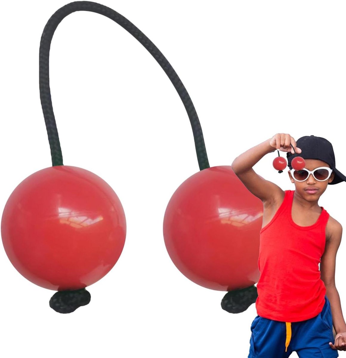 Ritme Ballen - Percussie Shakers - Muziek Maken - Dynamische Ritme Lagen - 5 cm Diameter - Rood