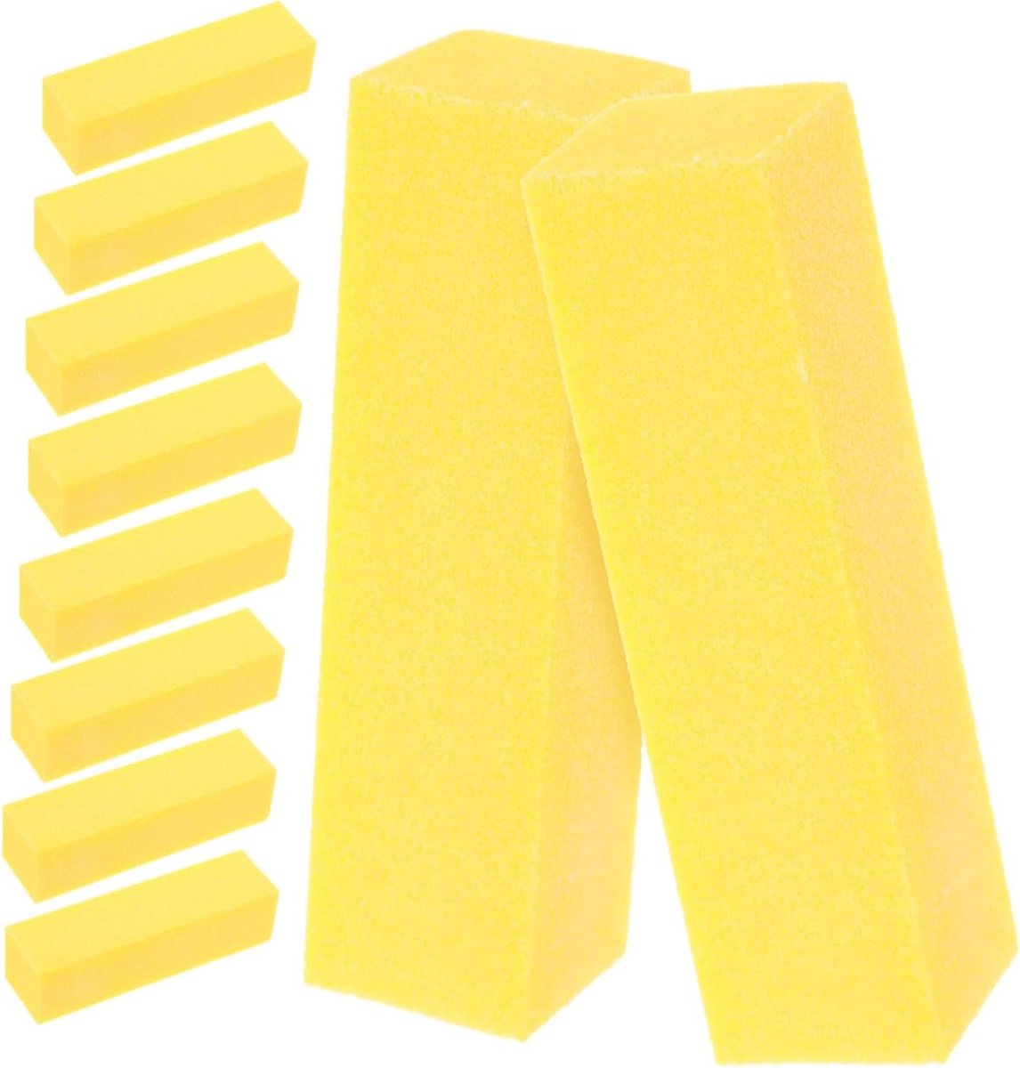 Nagelvijl Buffer - Manicure Tools - Nagels Vormgeven - 4-zijdig Ontwerp - 10 Stuks - Multicolor