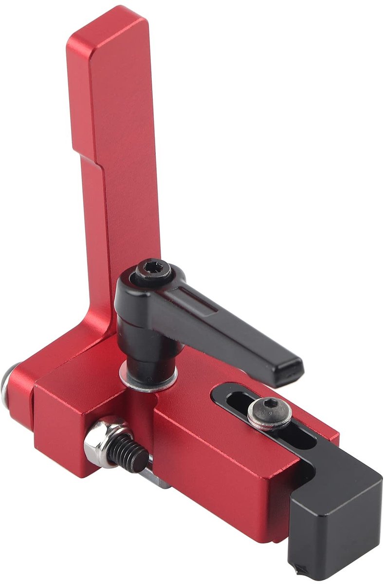Dailygoods - Innovra - Dailygoods - Dailygoody - Gelegeerd Staal Type 75 Verstekaanslagen - Ideaal voor Houtbewerking - Eenvoudig in Gebruik - Voor T-track Tafelslede - Professioneel Ger.