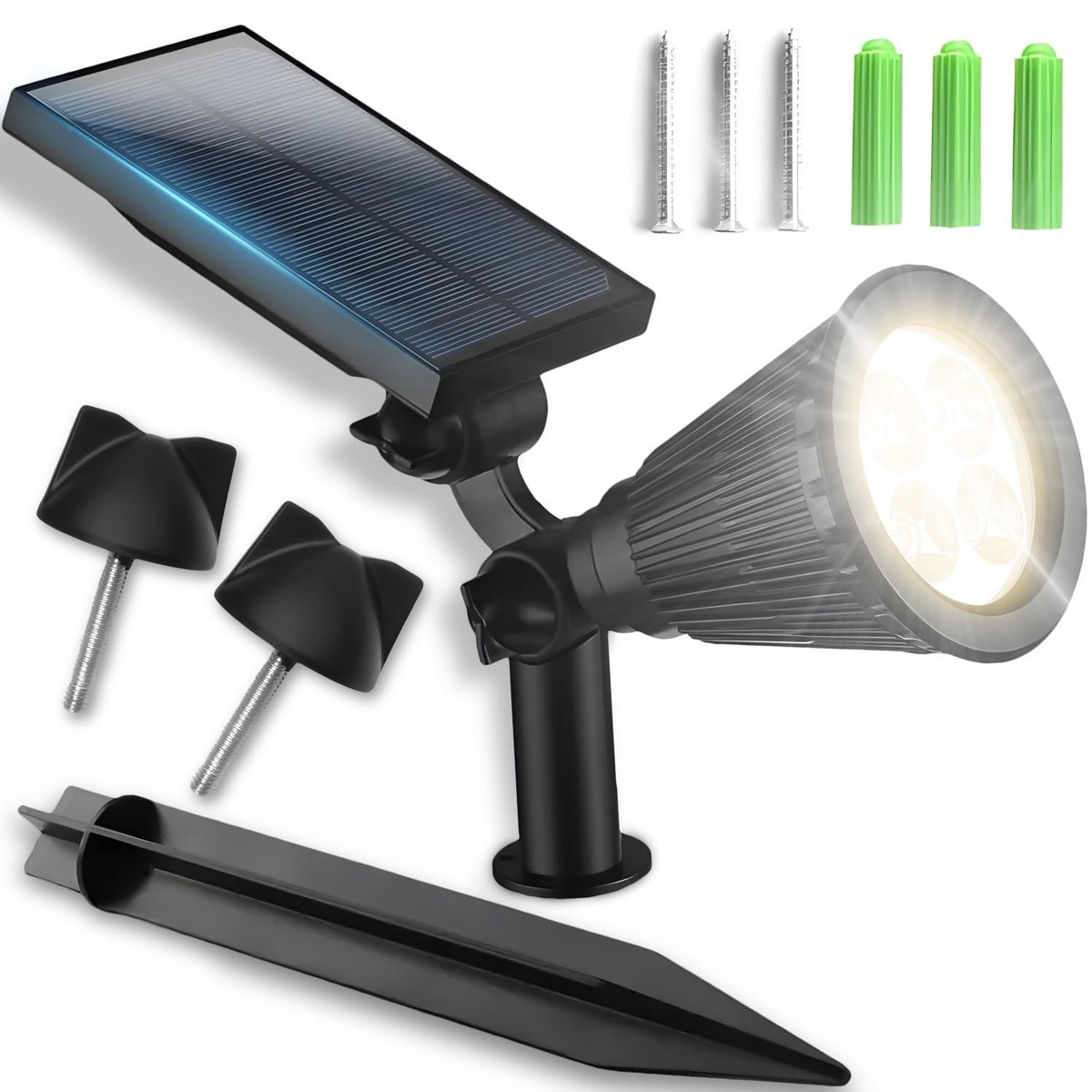 Dailygoods - Zonne-energie Tuinlamp met Schemeringssensor