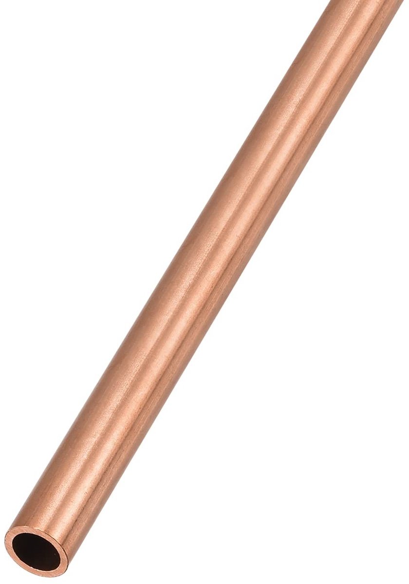 Dailygoods - Koperen Buis 8mm AD x 1,5mm D x 200mm L - Voor DIY Projecten
