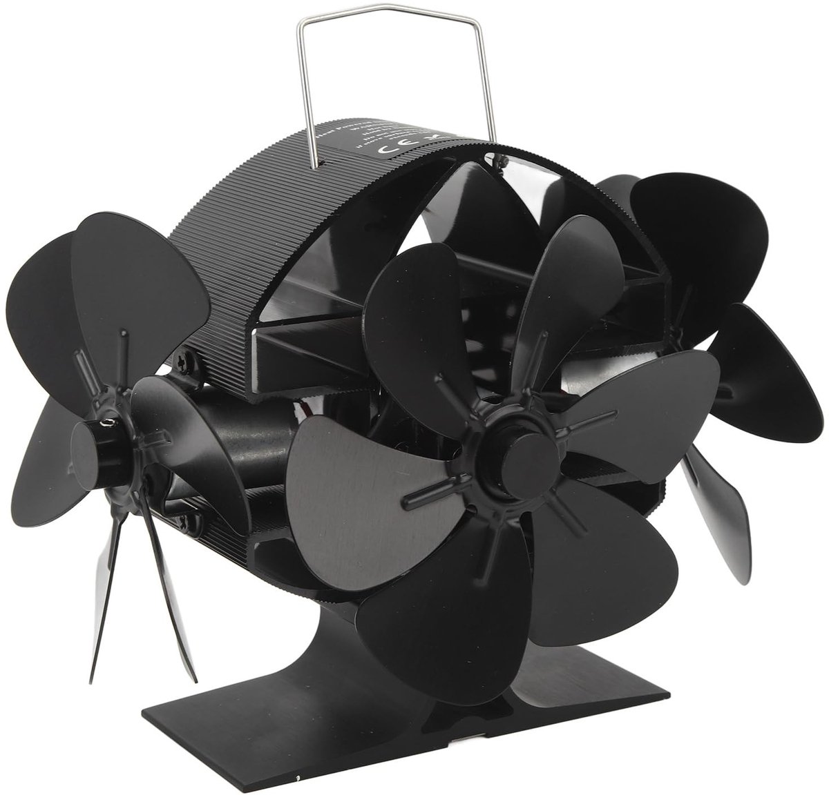 Dailygoods - Warmteaangedreven Kachelventilator met 3 Vleugels