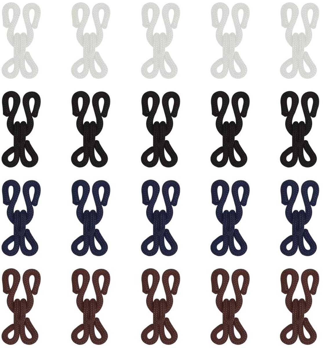 Dailygoods - 20 Stuks Naaien Haken in Diverse Kleuren