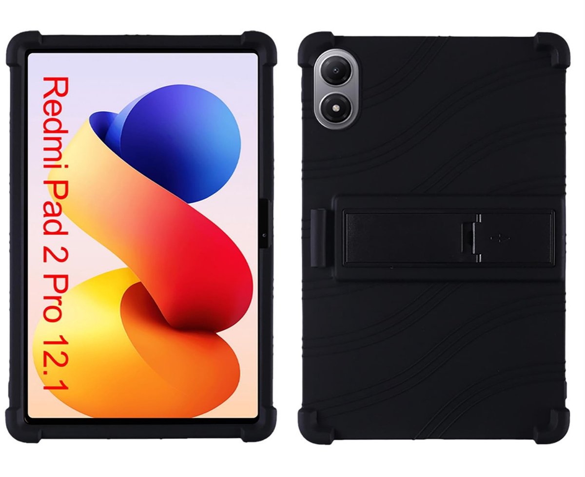 Dailygoods - Zachte TPU Beschermhoes voor Xiaomi Redmi Pad 2 Pro met Standaard