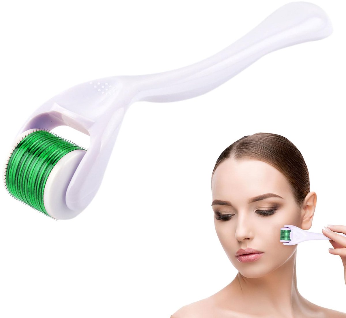 Dailygoods - Professionele Microneedling Roller met 540 Naalden voor Thuisgebruik