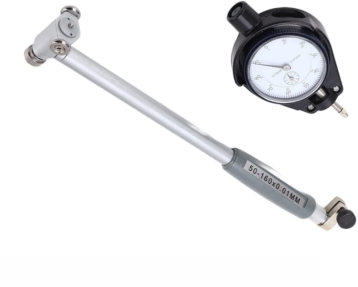 Dailygoods - Meetinstrument voor Binnen Diameter van 50-160 mm (Aluminium)