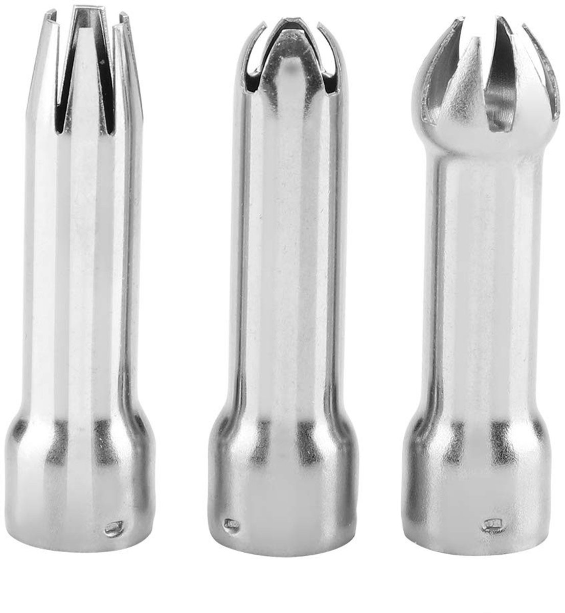 Dailygoods - Roestvrijstalen Taartdecoratiesproeiers Set van 3 Stuks