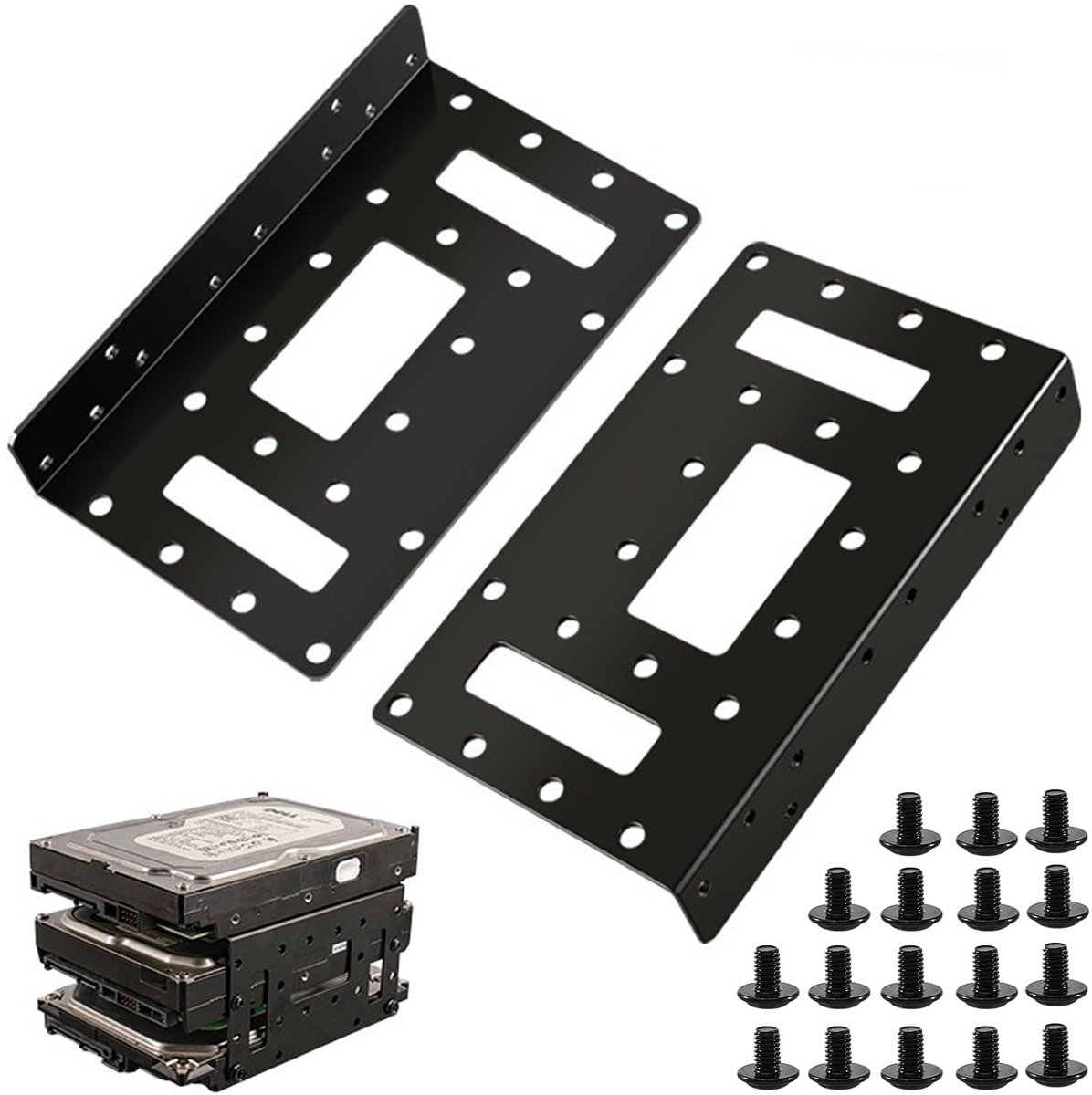 Dailygoods - SSD Inbouwframe voor 2,5 inch naar 3,5 inch Harde Schijven
