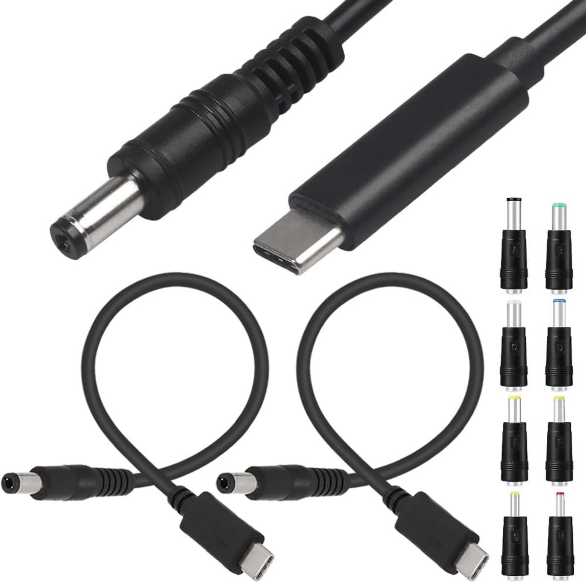 Dailygoods - USB C naar DC Stroomkabel 12V 3A voor Studio en Buiten