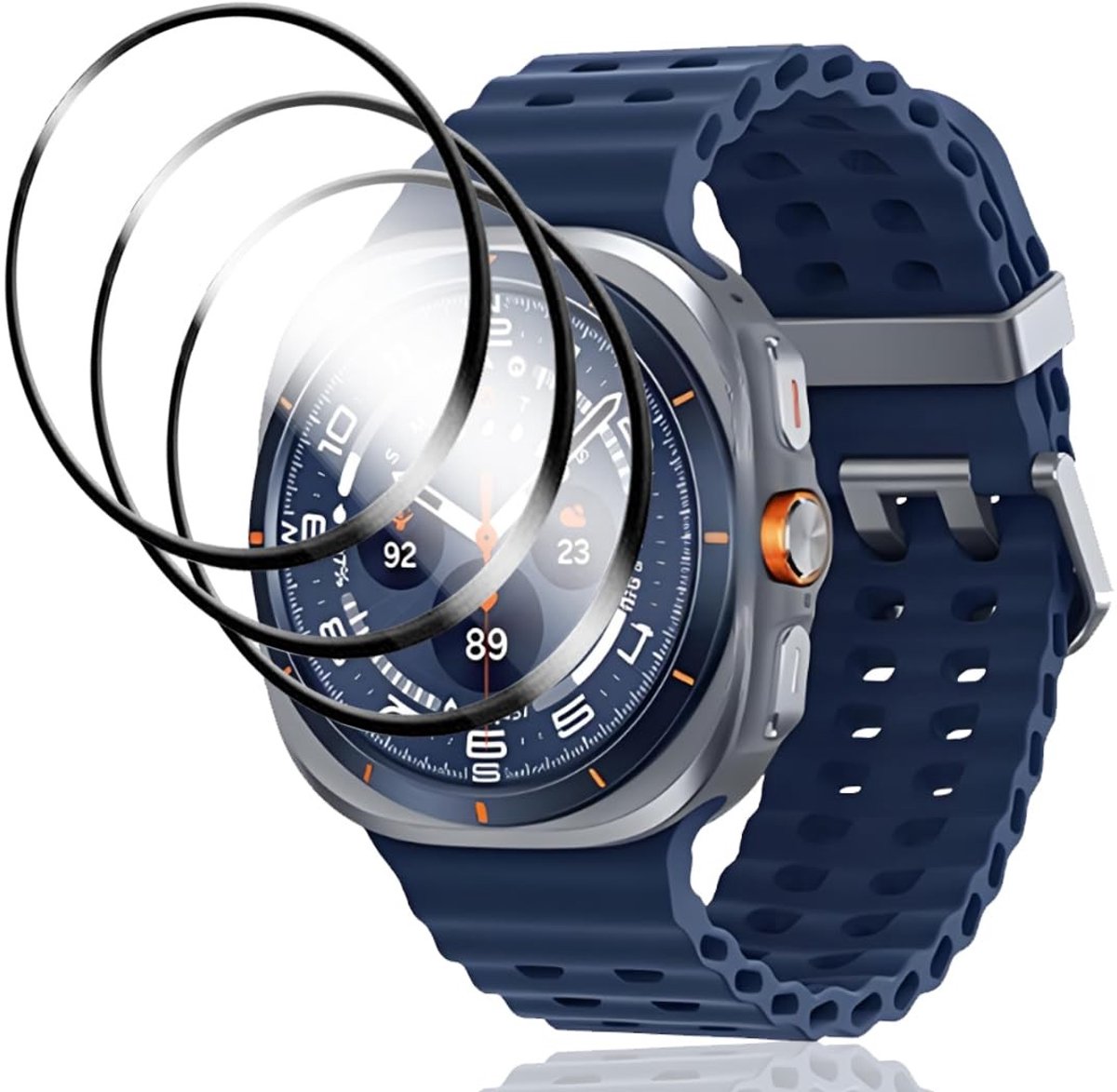 Dailygoods - Cosensi - Dailygoods - Gehard Glas Bescherming voor Galaxy Watch 8 44mm