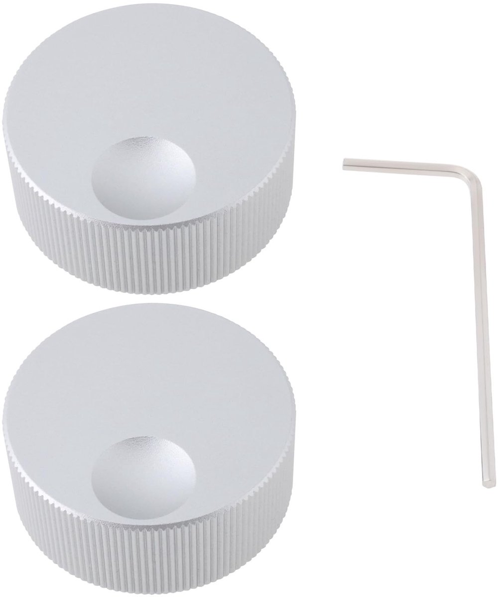Dailygoods - Set van 2 Aluminium Volumeregelaar Knoppen voor 6 mm Potentiometer