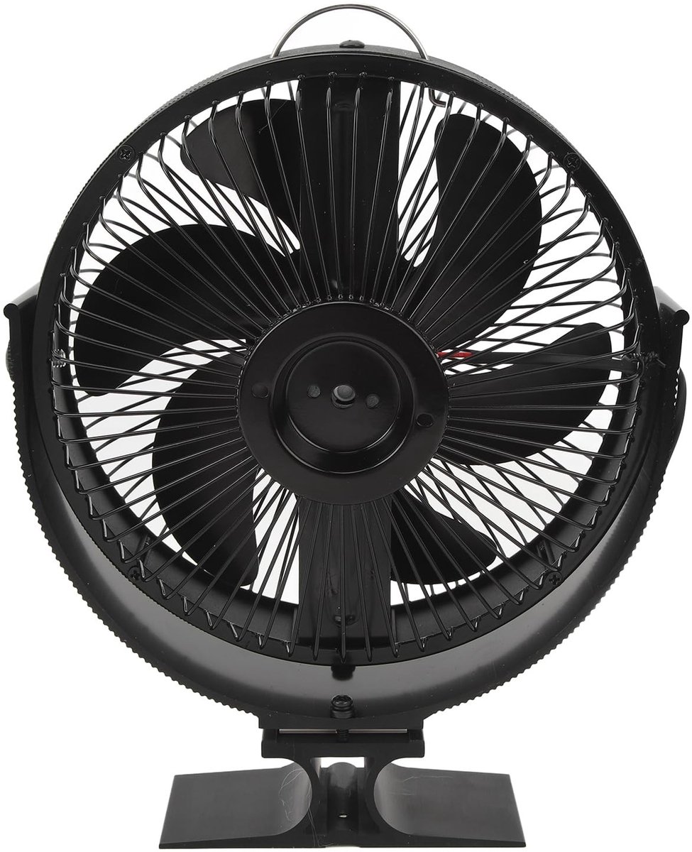 Dailygoods - Stille Haardventilator met 6 Bladen voor Efficiënte Warmteverspreiding